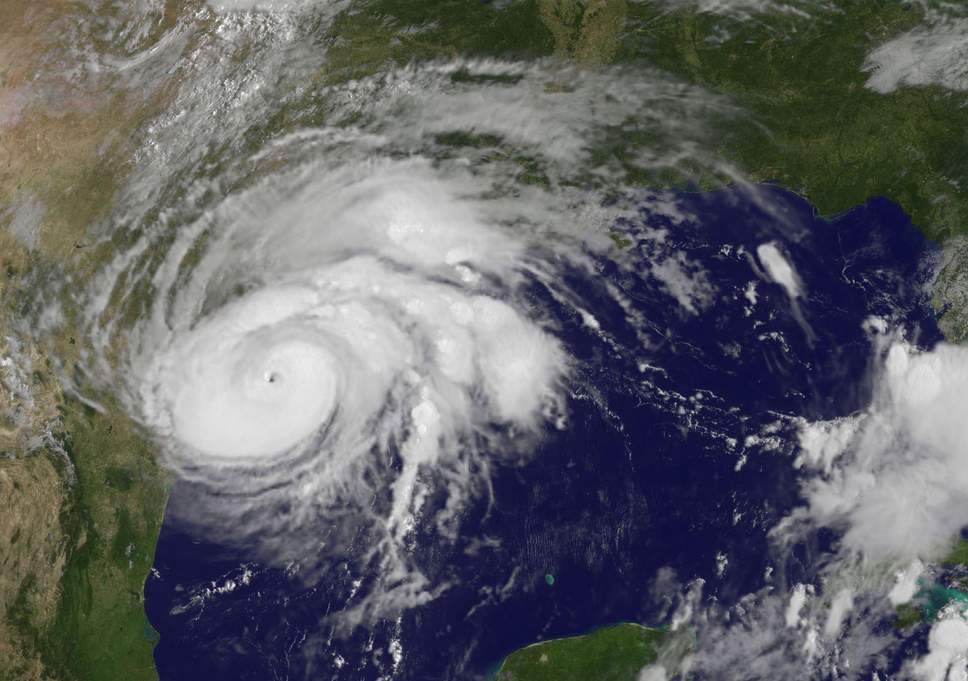 hurricane storm in Texas, US